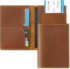 Jack&Chris Leather Passport Holder, Handmade Passport cover, Travel Wallet - Image 2