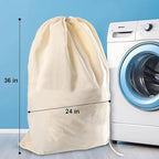 Vintage Vista 100% Cotton Laundry Bag - Image 3