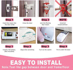 Portable Door Stop Alarm, No Installation Required, Provides Security - Image 5