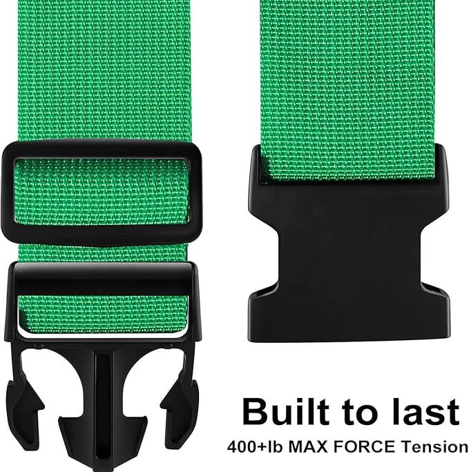 Luggage Straps for Suitcases TSA Approved-2 Pack Bright Personalized Luggage - Image 2