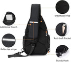 MOSISO Sling Backpack Bag, Crossbody Shoulder Bag Travel Hiking Daypack Chest - Image 4