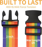 BILIONE Luggage Straps, TSA Approved Add a Bag Premium Accessory - Image 2