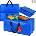 4 Pack Heavy Duty Extra Large Moving Bags Storage Tote by ACNUSIK