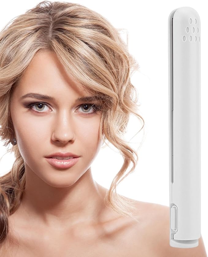 Shakven Curler Dual-Purpose Curling | 2 in 1 Wavy Hair Straightener,USB Rechargeable Hair Curler,Hair Rollers Styling Tools & Appliances for Hair