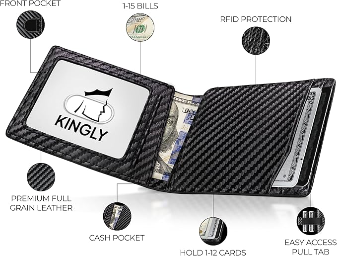 Kingly Cash Pocket Slim Wallet for Men - Image 2