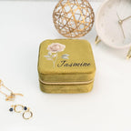 Custom Birth Month Flower Jewelry Box - Image 4