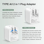 Australia Travel Plug Adapter, Foldable Power Adapter - Image 3