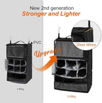 TABITORA Travel Portable Hanging Shelves Closet Organizer Packing Luggage - Image 2
