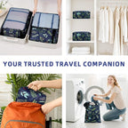 BAGAIL 8 Set Packing Cubes Luggage Packing Organizer Bags - Image 8
