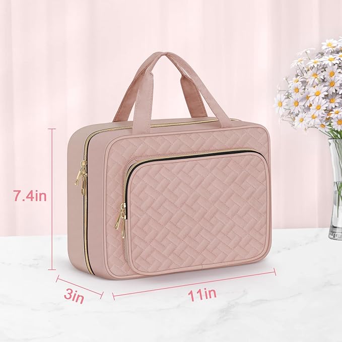 Wedama Toiletry Bag for Women, Medium Cosmetic Travel Bag, Hanging Toiletry Bag - Image 5