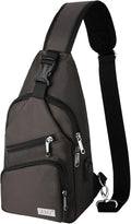 AMJ Crossbody Sling Bag Men Women, Casual Shoulder Backpack, Chest Daypack by AMJ