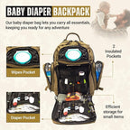 HighSpeedDaddy - Baby Diaper Backpack, Military-Grade, Waterproof, Compact Baby - Image 3