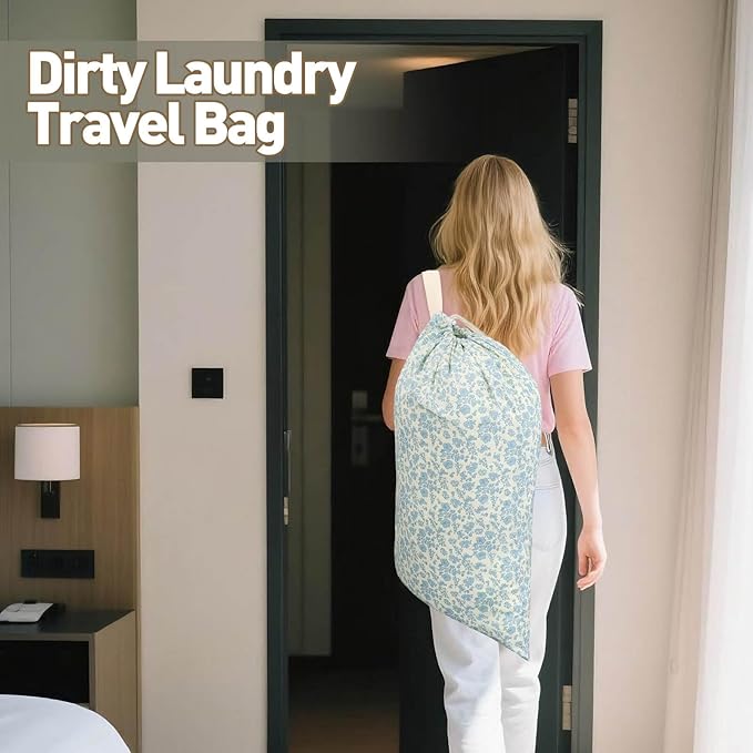 College Laundry Bag, Dirty Clothes Laundry Bag - Image 5