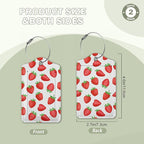 2 Pcs Strawberry Fruit Strawberries Luggage Tags, Cruise Luggage Tag - Image 2