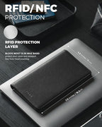VULKIT Passport Holder Wallet RFID Blocking Travel Wallet - Image 3
