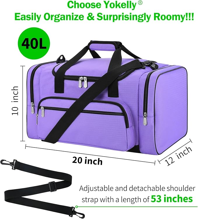 Sports Duffel Bag 20 inch for Travel Gym - Image 5