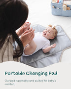 Lily Miles Baby Changing Pad Portable, Diaper Changing Mat - Image 6