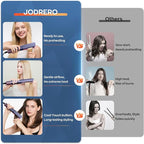 Hair Straightener – 2 in 1 Wet to Dry Air Straightener with High-Speed Ionic Airflow, Straightens Using air, No Heat Damage, Smart Temperature Control for Medium to Long Hair (35-75cm) (Gray)