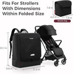Momcozy Stroller Travel Bag for Airplane | Suit ClickGo Stroller | Compatible - Image 2