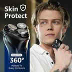 Cordless Electric Razor for Men: 3-in-1 Shaver for Beard/Nose/Sideburns - Image 6