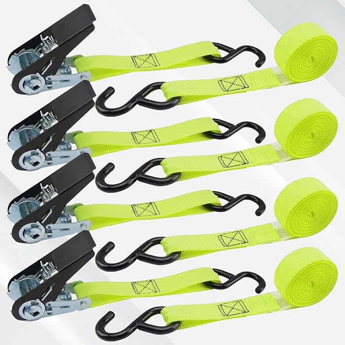 XSTRAP STANDARD Ratchet Tie Down Straps 4 Pk 10 Ft- 300 Lbs Load Cap- 900 Lbs - Image 3
