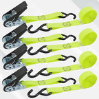 XSTRAP STANDARD Ratchet Tie Down Straps 4 Pk 10 Ft- 300 Lbs Load Cap- 900 Lbs - Image 3