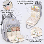 Diaper Bag Backpack, Stylish Baby Diaper Bag, Waterproof Travel Diaper - Image 3
