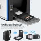 Large Travel Backpack for Men 40L, Carry On Backpack TSA 17.3 Inch Laptop - Image 6