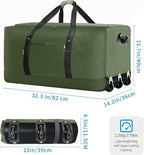 Finnhomy 120L Foldable Rolling Duffel Bag - Image 2