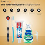 Trektote 6-Piece Travel Size Toothbrush and Toothpaste Set - Image 4