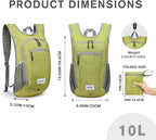 G4Free 10L/15L Hiking Backpack Lightweight Packable Hiking Daypack Small Travel - Image 3