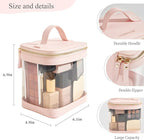 ROWNYEON Clear Makeup Case Toiletry Bag Multipurpose Travel Makeup Train Case - Image 6