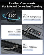 Luggage Sets 2 Pieces, 20 Inch Carry On Luggage and 29 Inch Checked Luggage - Image 8