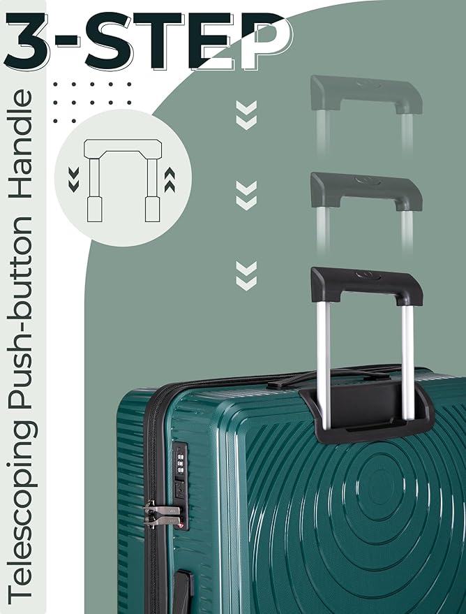 Luggage Sets 5 Piece, Suitcases - Image 3