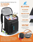 Capolo 36/45 Cans Cooler Backpack Insulated Waterproof - Image 5