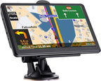 GPS Navigation for Car, Latest 2025 Map, 7 inch Touch Screen Real Voice Spoken by NAVRUF