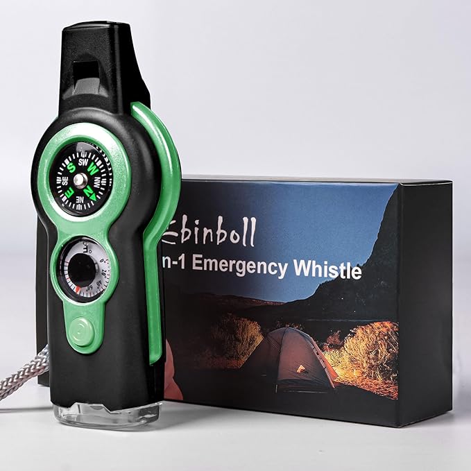 Emergency Survival Function Whistle, Outdoor Multifunctional Tool Safety Whistle - Image 2