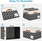 Large Storage Bins with Lids, Foldable Fabric Storage Baskets with Lids - Image 6