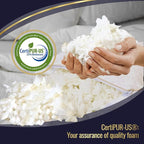 Royal Therapy King Memory Foam Pillow, Adjustable Shredded Odor-Free Pillow - Image 3