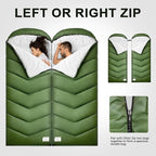 Sleeping Bags for Adults Cold Weather, Waterproof, Lightweight Camping Sleeping - Image 3