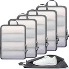 BAGAIL 6 Set Ultralight Compression Packing Cubes Packing Organizer by BAGAIL