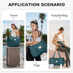 Travel Duffel Bag, Sports Tote Gym Bag, Shoulder Weekender Overnight Bag - Image 3