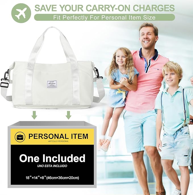 Travel Duffel Bag, Sports Tote Gym Bag, Shoulder Weekender Overnight Bag - Image 2