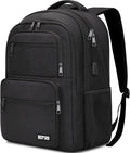 Black Backpack for School, School Backpack for Boys Girls Teens, College Book by BICPSRO