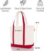 CB STATION Medium Classic Canvas Tote Bag - Image 4