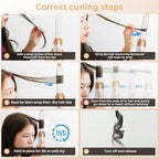6 in 1 Hair Dryer Brush, Foldable Blow Dryer Brush with Air Styler Curler Wrap, Detachable Hot Air Brush Dry,Volumize, Straight,Curl, Negative Ion Brush Blow Dryer with Diffuser, Hair Styler Tools