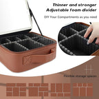 Makeup Bag with Led Mirror, Travel Makeup Organizer with 3 Color Setting - Image 3