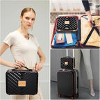 Mocado Travel Makeup Case with Lighted Mirror, Makeup Box with 8 Makeup Brushes - Image 8