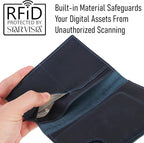 STAR VISTA Albatross Leather Travel Passport Holder, Minimalist Design - Image 5