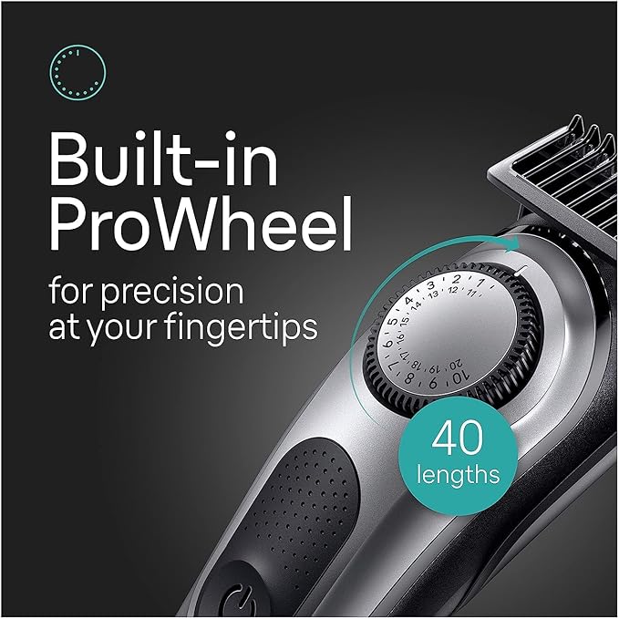 Braun All-in-One Style Kit Series 7 7410, 8-in-1 Trimmer for Men with Beard Trimmer, Body Trimmer for Manscaping, Hair Clippers & More, Sharpest Blade, 40 Length Settings, Waterproof